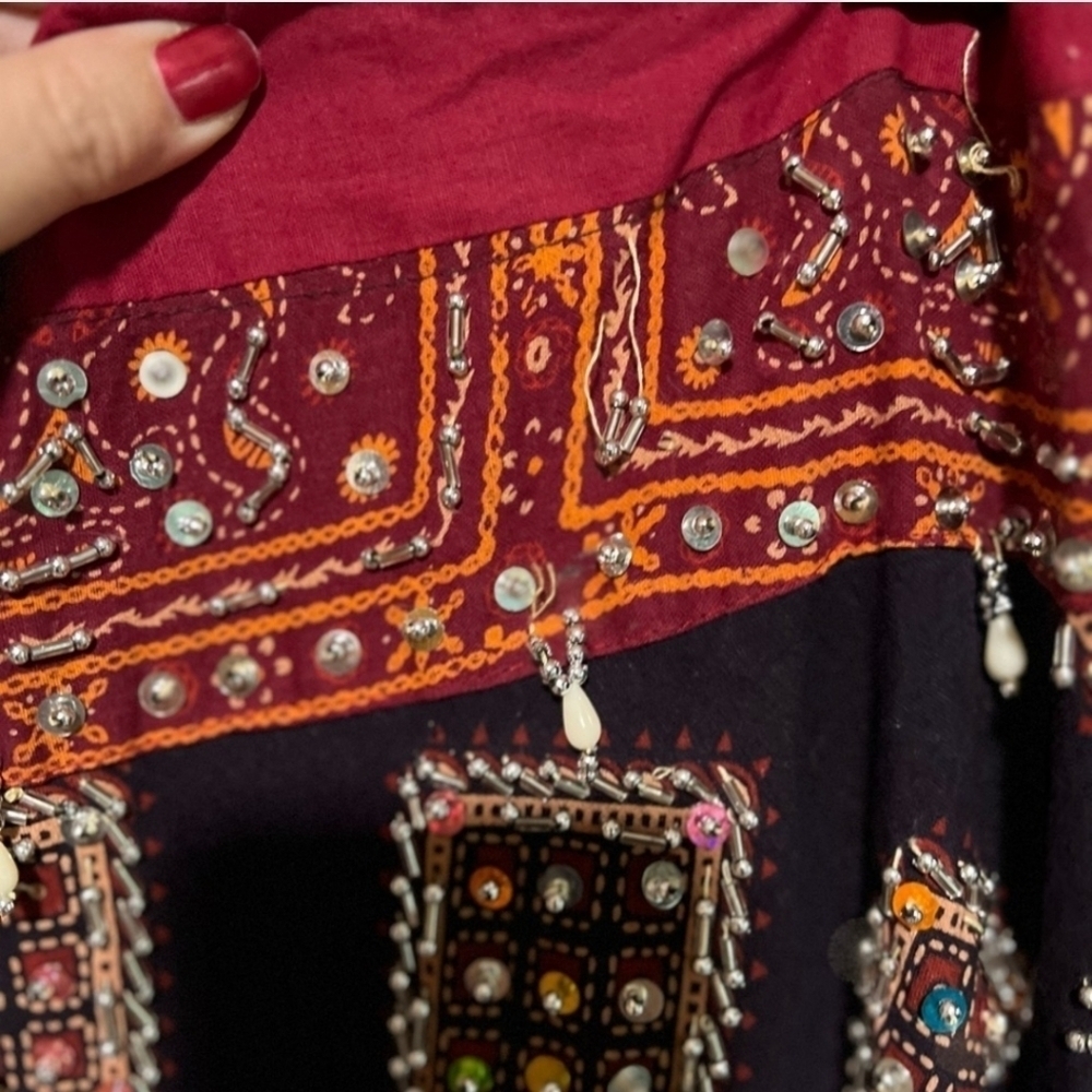 Embellished Circle Skirt Size M/L - Picture 3 of 10